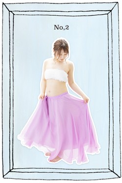 大阪扇町マタニティーフォトスタジオの無料スカート衣装002