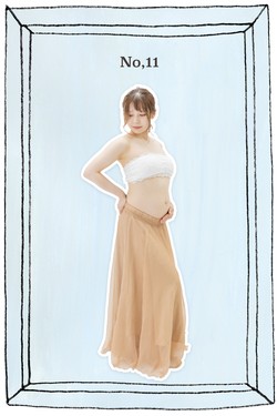 大阪扇町マタニティーフォトスタジオの無料スカート衣装011