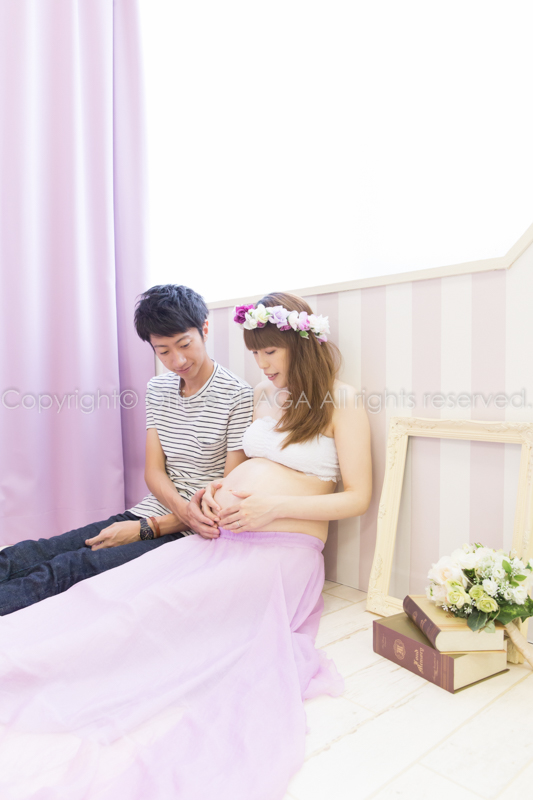 大阪マタニティー写真、妊婦写真、マタニティフォトのギャラリー画像03